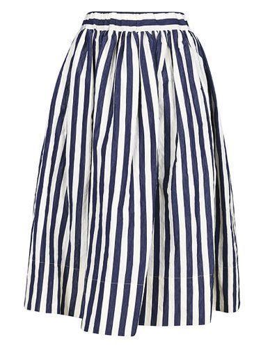 APUNTOB - Cotton Striped Midi Skirt - Apuntob - Modalova