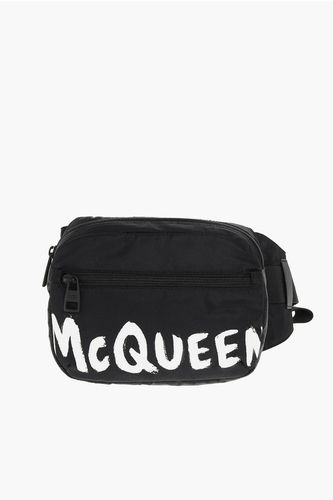 Textile Belt Bag with Outer Pocket Größe Unica - Alexander McQueen - Modalova