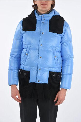 Wool details down jacket with hood Größe S - Barkb-Rules - Modalova