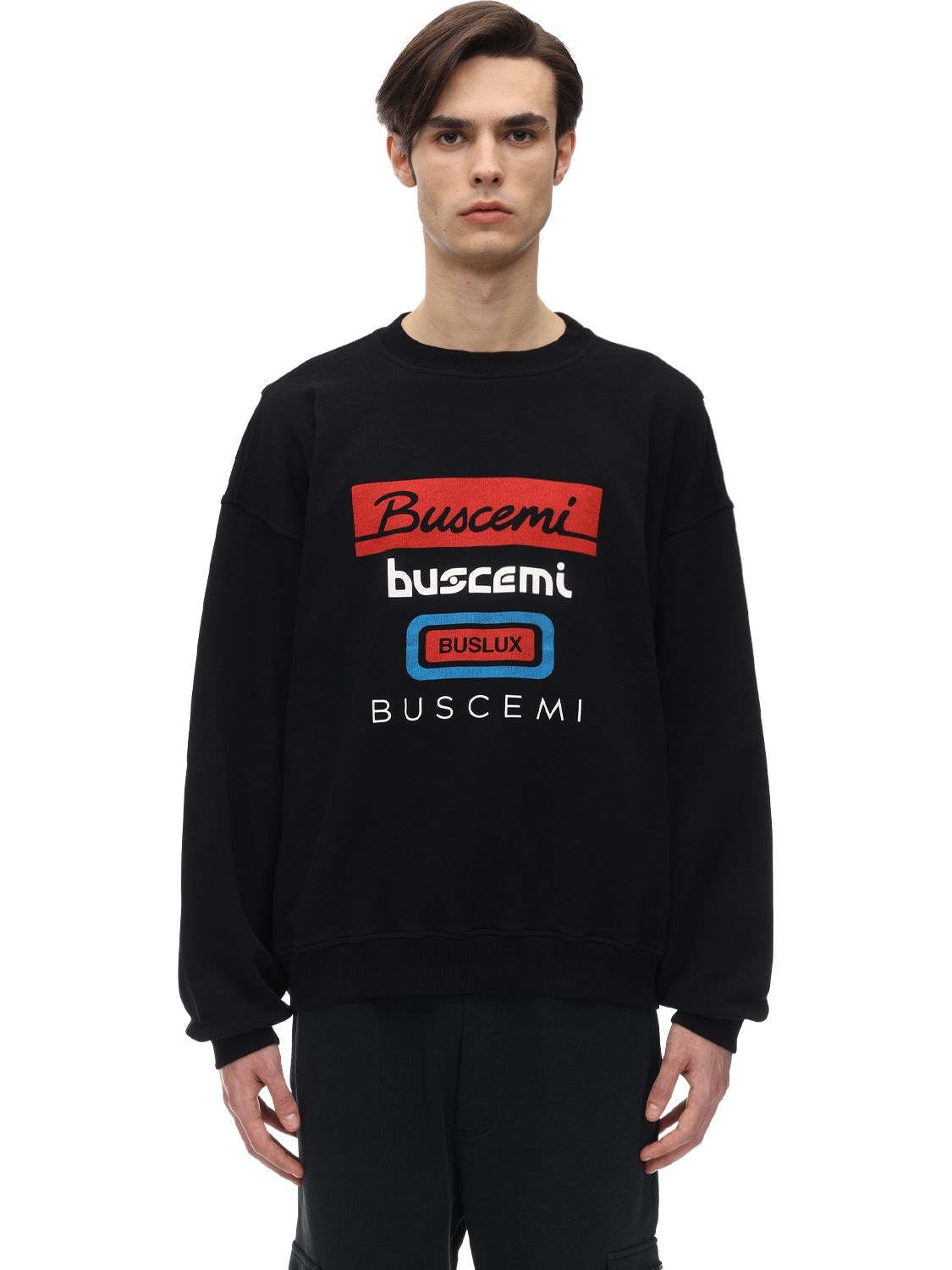 Oversized Sweatshirt Aus Baumwolle Mit Logo - BUSCEMI - Modalova