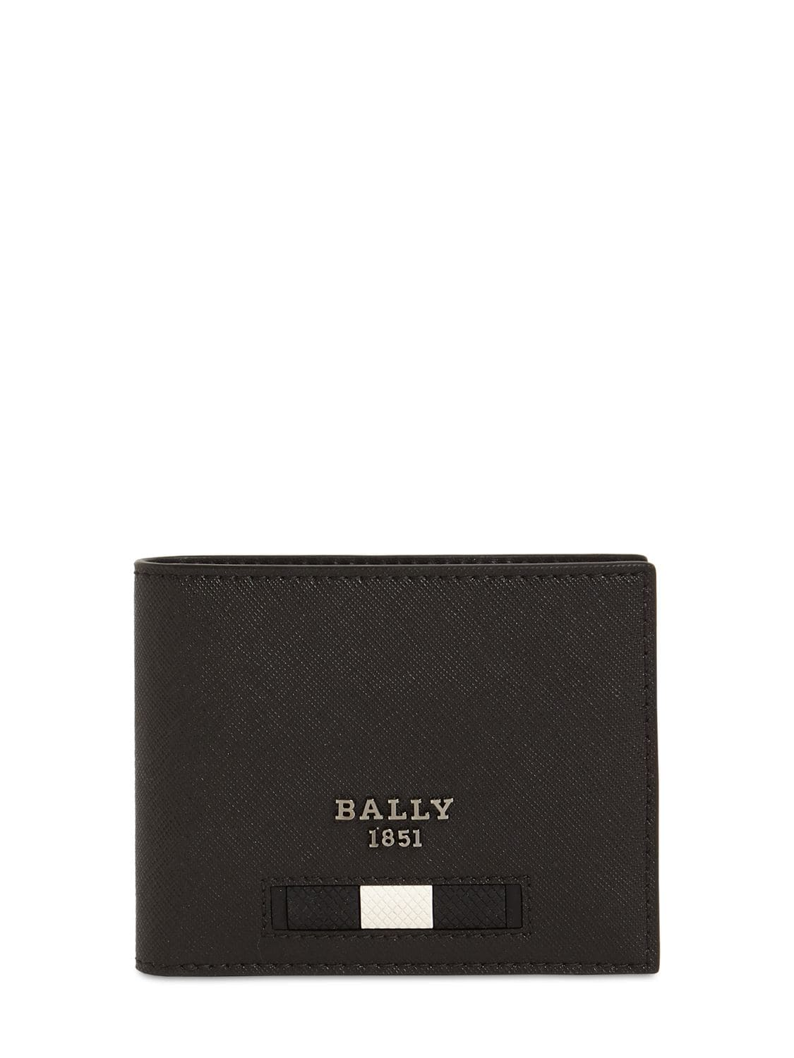 Brieftasche Aus Leder Mit Logostreifen - BALLY - Modalova