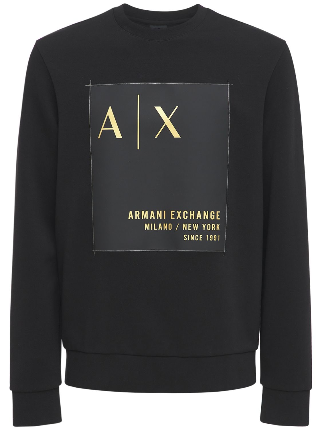 Sweatshirt Aus Baumwollmischjersey Mit Logo - ARMANI EXCHANGE - Modalova