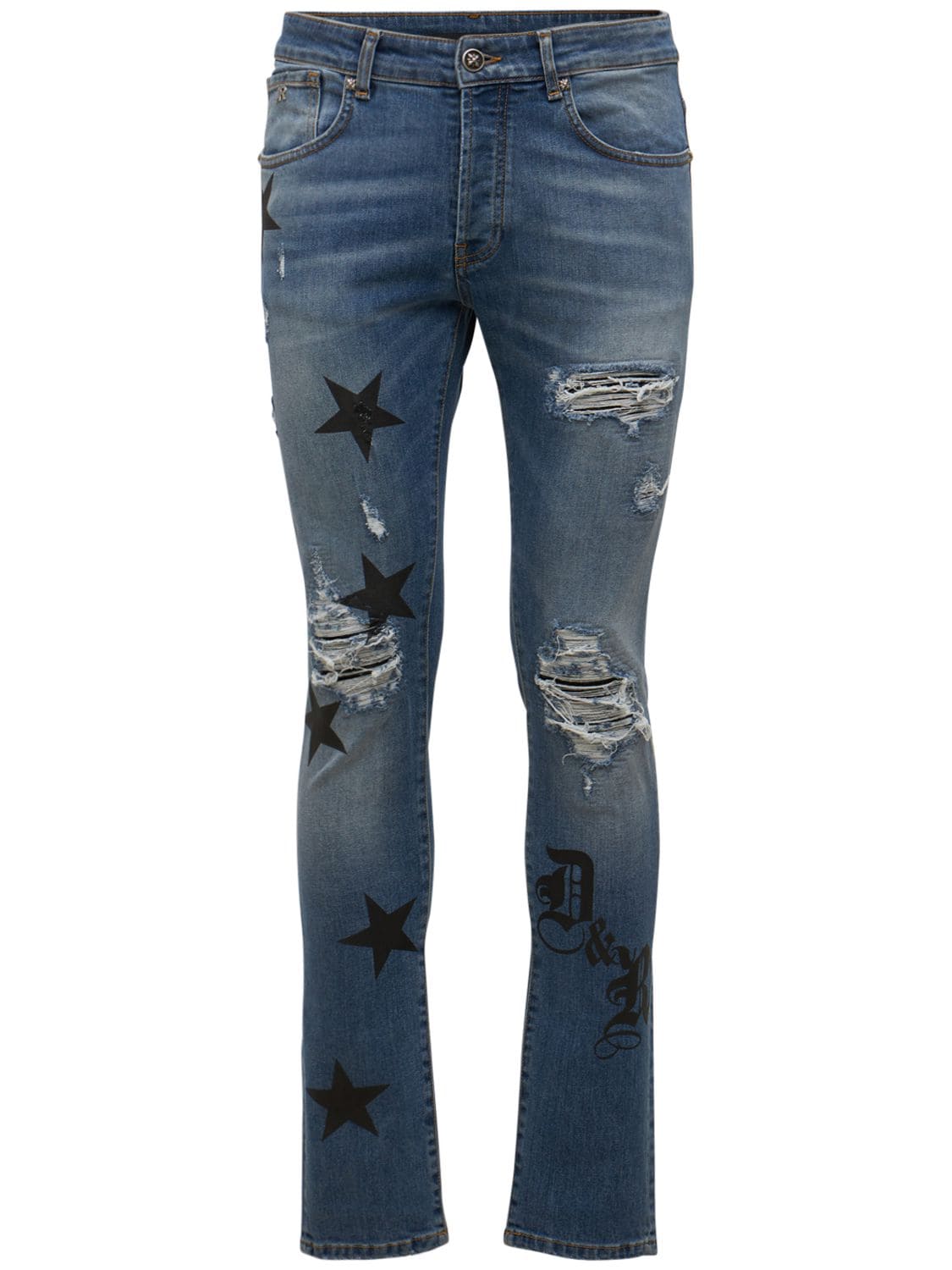 Jeans Mit Logo „viskit Stars“ - DARK RICHMOND - Modalova