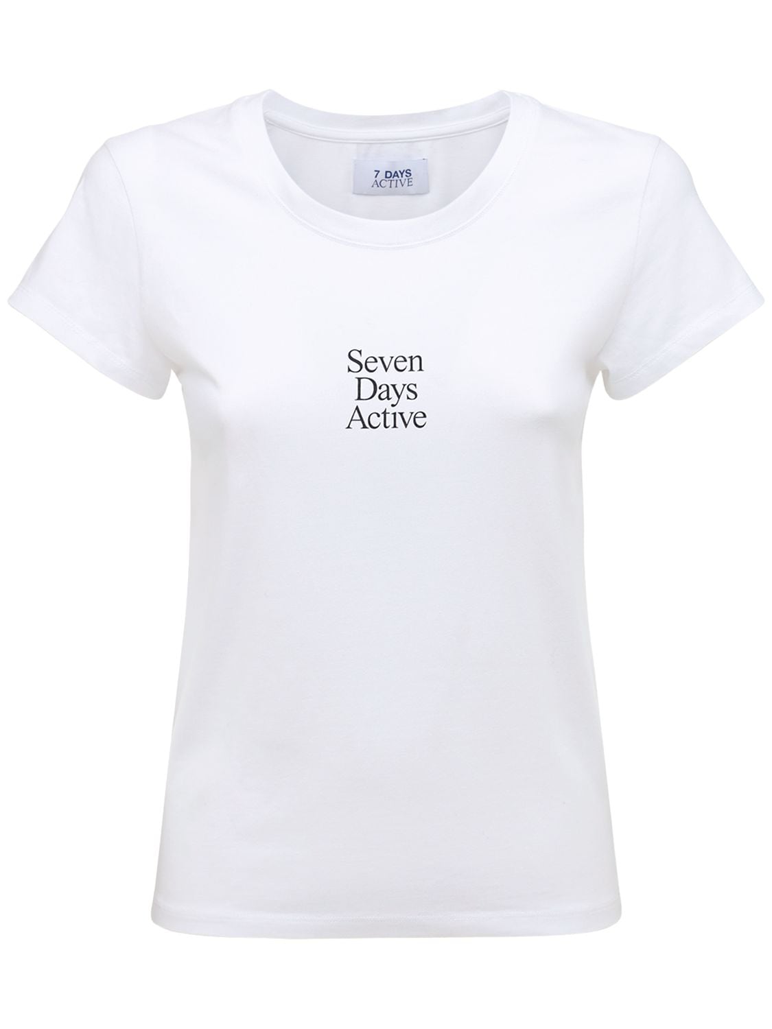 T-shirt Aus Baumwolle Mit Logo - 7 DAYS ACTIVE - Modalova