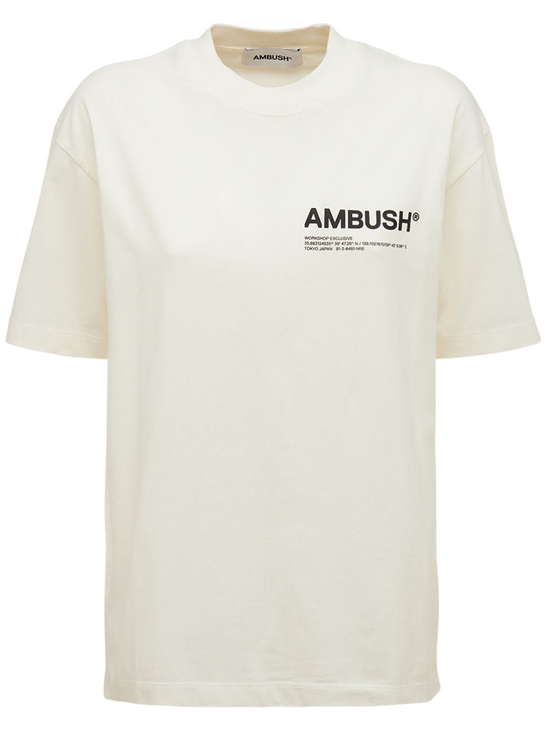 T-shirt Aus Baumwolljersey Mit Logo - AMBUSH - Modalova