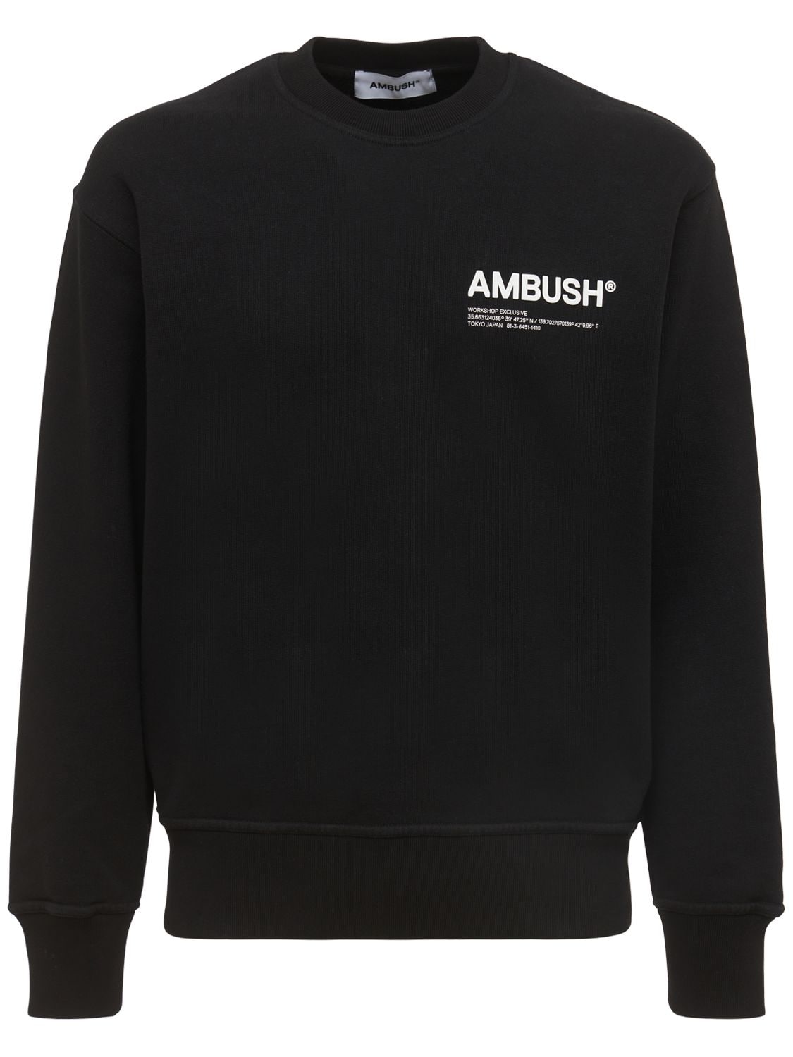 Sweatshirt Aus Baumwolljersey Mit Logodruck - AMBUSH - Modalova
