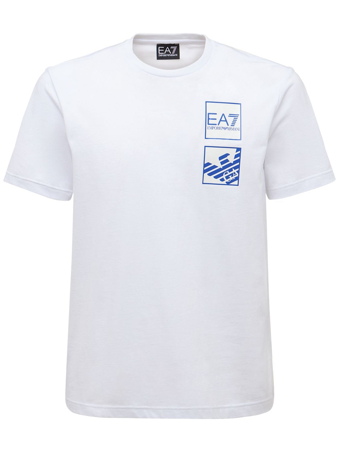T-shirt Aus Baumwolljersey „graphic Series“ - EA7 EMPORIO ARMANI - Modalova