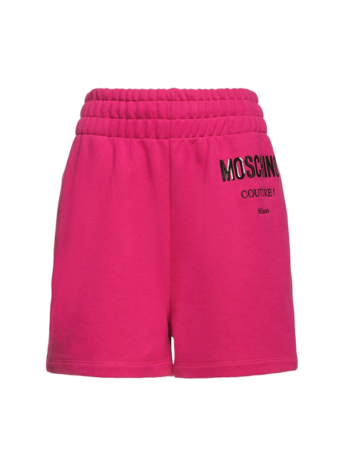 Shorts Aus Baumwolljersey Mit Logo - MOSCHINO - Modalova