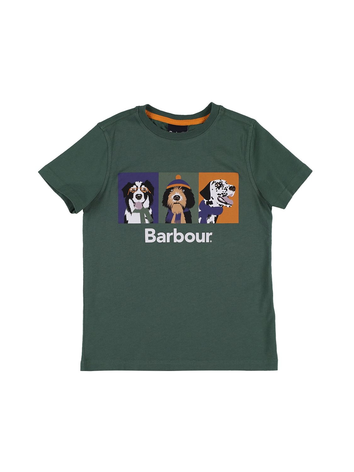 T-shirt Aus Baumwolljersey Mit Logo - BARBOUR - Modalova