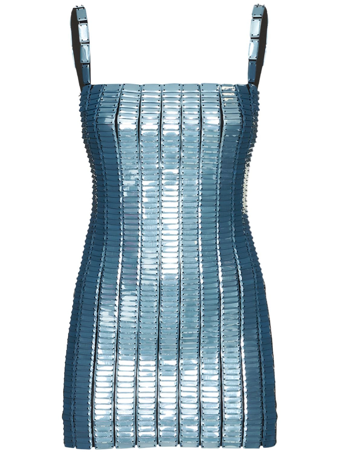 Rue Rectangular Sequins Mini Dress - THE ATTICO - Modalova