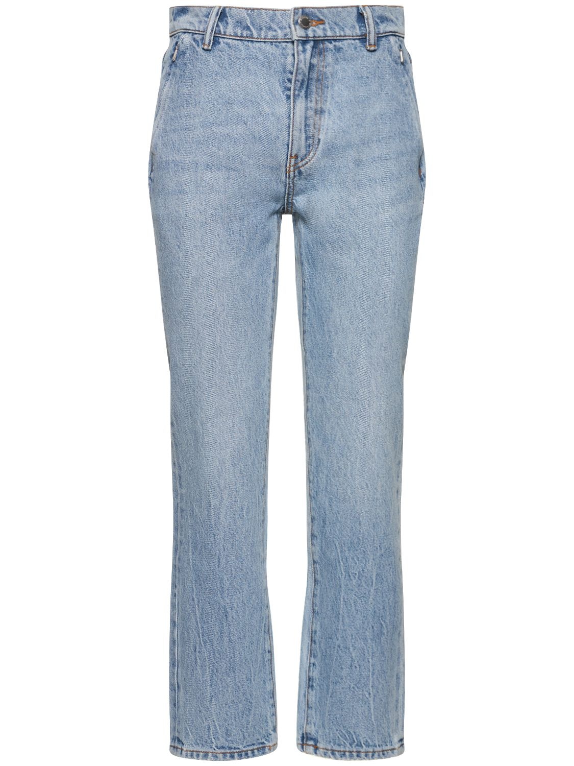 Hochtaillierte Baumwolldenim-jeans - ALEXANDER WANG - Modalova