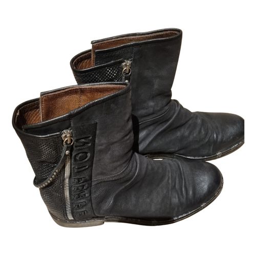 A.s.98 Leather ankle boots - A.S.98 - Modalova