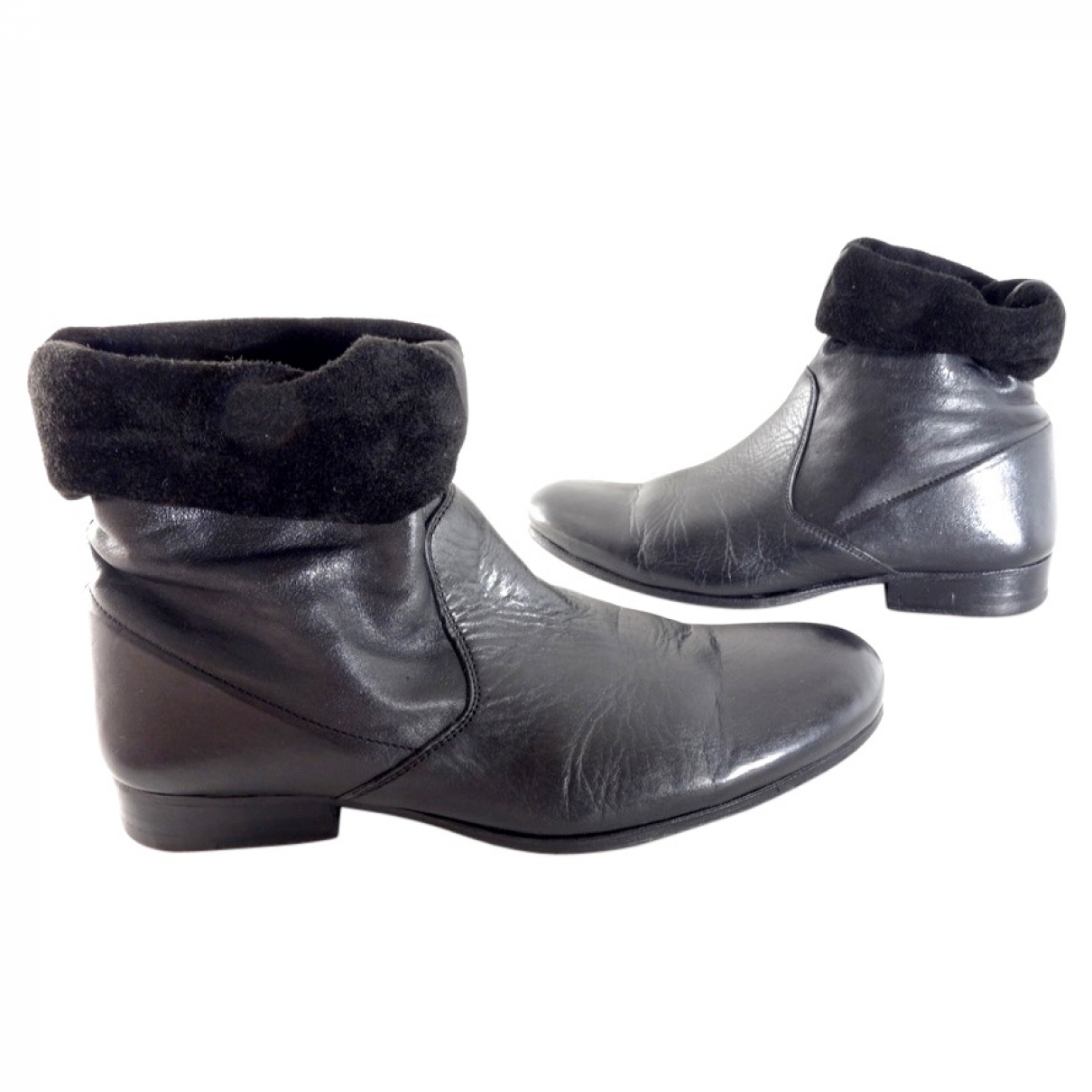 Atelier Voisin Black Leather Boots - Atelier Voisin - Modalova