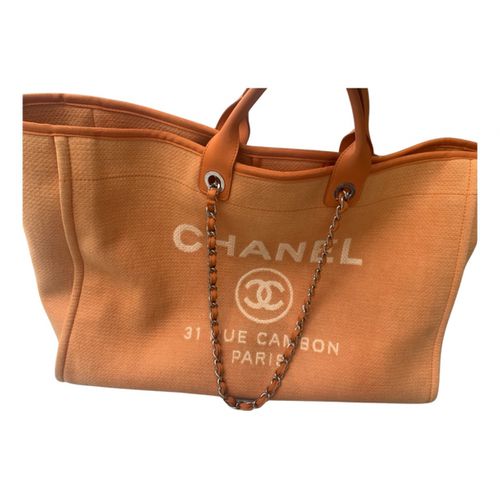 Chanel Deauville cloth bag - Chanel - Modalova