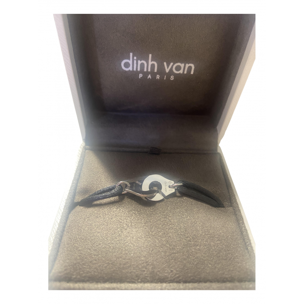 Menottes white gold bracelet - Dinh Van - Modalova