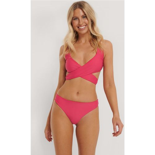 V-String-Bikini-Höschen - Pink - NA-KD Swimwear - Modalova