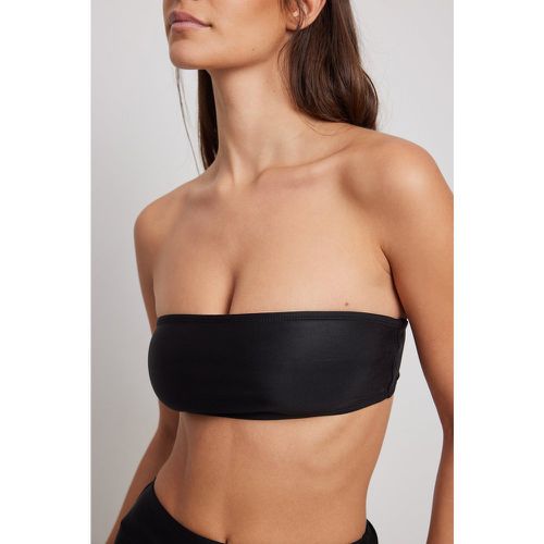 Recyceltes Bandeau-Bikini-Oberteil - Black - NA-KD Swimwear - Modalova