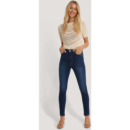 Skinny Jeans mit hoher Taille - Blue - NA-KD - Modalova