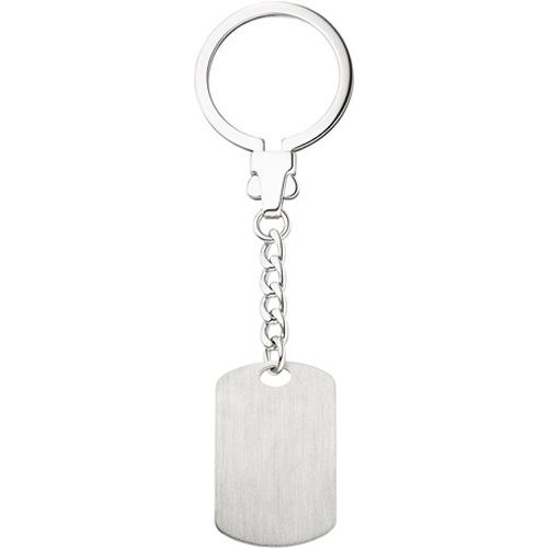 Schlüsselanhänger mit Gravurplatte 925 Sterling Silber Gravur - SIGO - Modalova