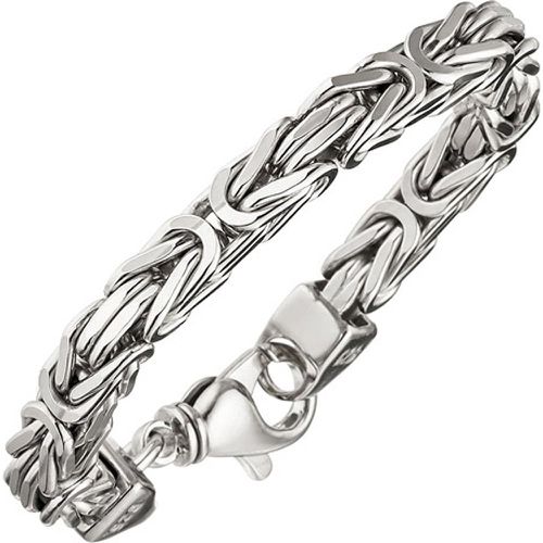 Königsarmband 925 Sterling Silber 20 cm Armband Silberarmband Karabiner - SIGO - Modalova