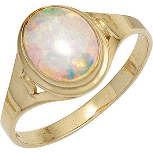 Damen Ring 333 Gold Gelbgold 1 Opal Goldring - SIGO - Modalova