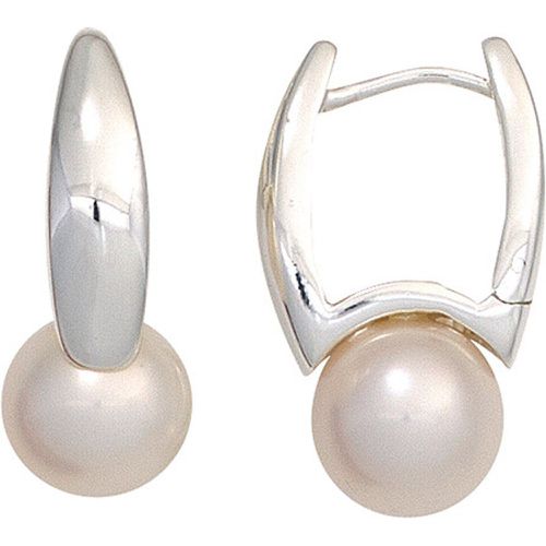 Creolen 925 Silber 2 Süßwasser Perlen Ohrringe Perlenohrringe - SIGO - Modalova