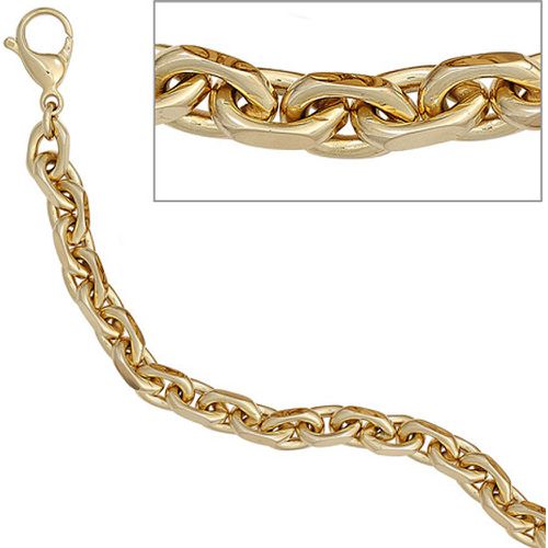 Ankerarmband 585 Gold Gelbgold 21 cm Armband Goldarmband Karabiner - SIGO - Modalova