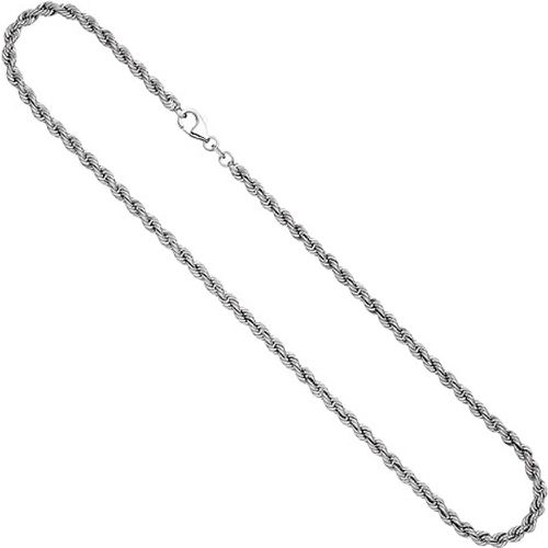 Kordelkette 925 Silber massiv 50 cm Kette Halskette Silberkette Karabiner - SIGO - Modalova