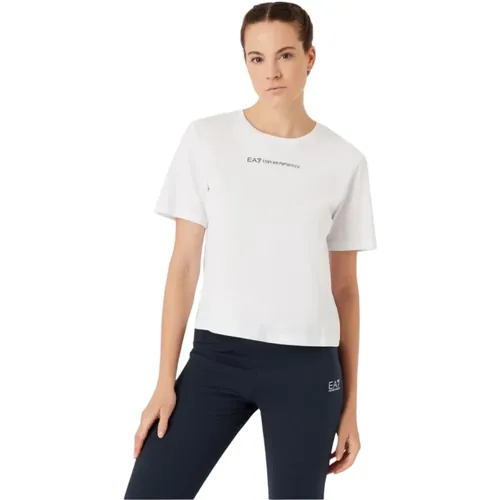 T-shirt , Damen, Größe: XL - Emporio Armani EA7 - Modalova