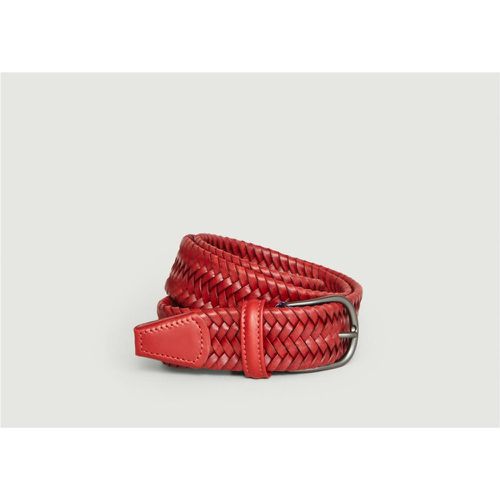 Elasticated braided leather belt - Anderson's - Modalova