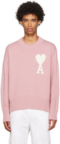 Pink Ami De Cœur Sweater - AMI Alexandre Mattiussi - Modalova