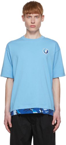 Blue Cotton T-Shirt - AAPE by A Bathing Ape - Modalova