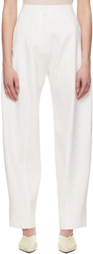 GIA STUDIOS White Linen Trousers - GIA STUDIOS - Modalova