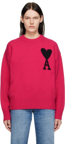 Pink Ami de Cœur Sweater - AMI Alexandre Mattiussi - Modalova