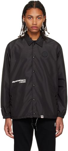Black Pointed Collar Jacket - AAPE by A Bathing Ape - Modalova