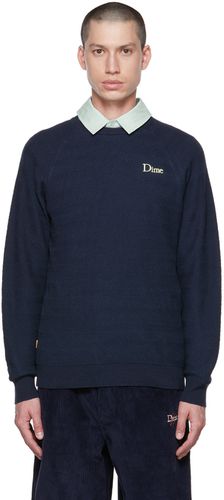 Dime Navy Wave Sweater - Dime - Modalova
