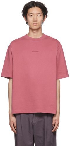 Pink Organic Cotton T-Shirt - Acne Studios - Modalova