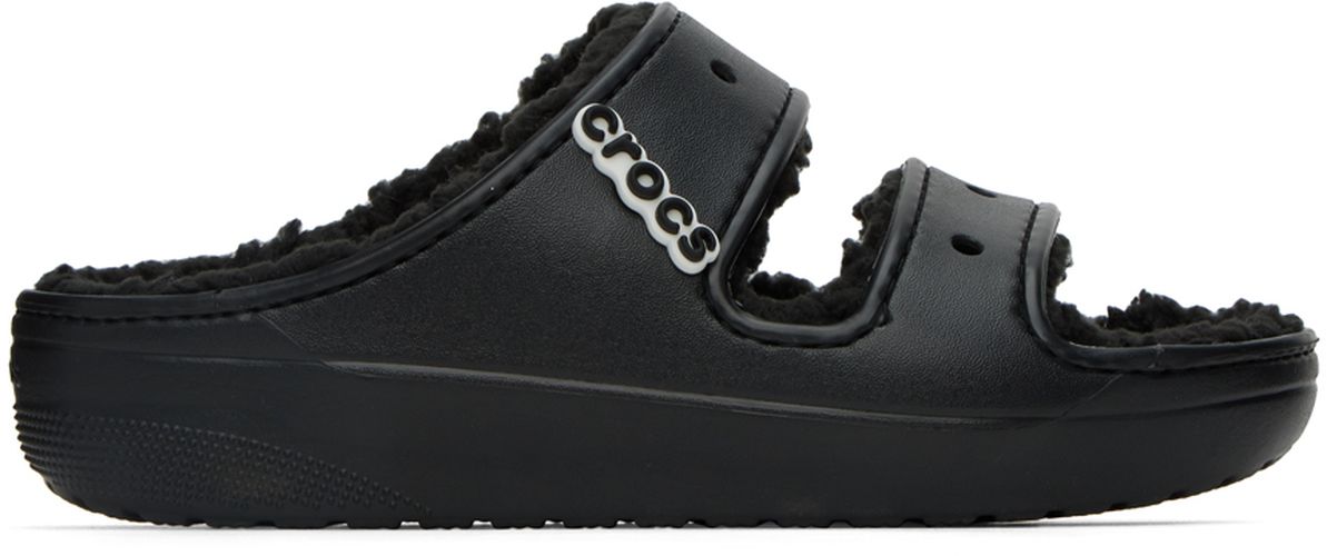 Crocs Black Classic Cozzzy Sandals - Crocs - Modalova