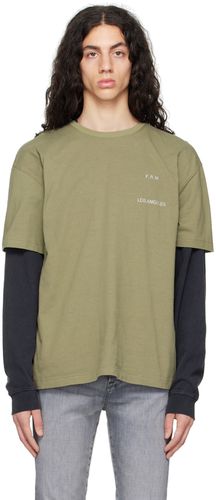 FRAME Khaki Print T-Shirt - FRAME - Modalova