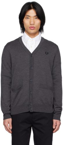 Fred Perry Gray Classic Cardigan - Fred Perry - Modalova
