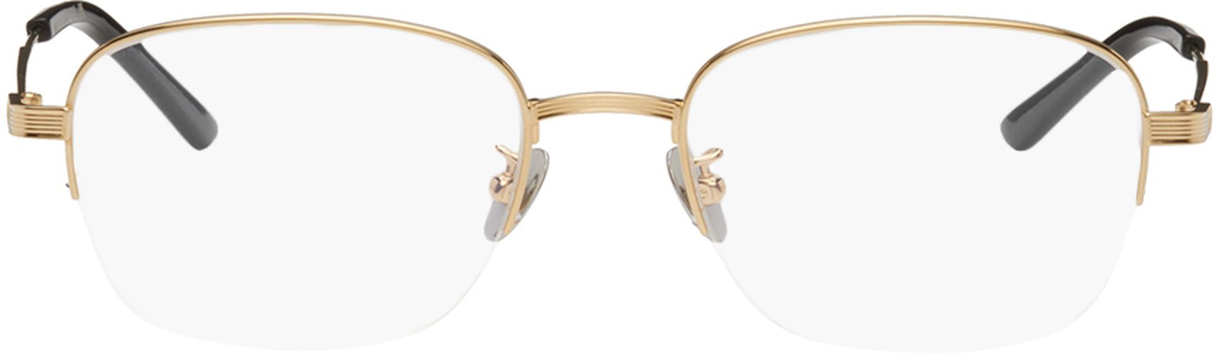 Cartier Gold Rectangular Glasses - Cartier - Modalova