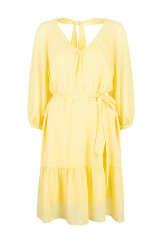 Kristyn Dot Jacquard Dress Misted Yellow - Dante6 - Modalova