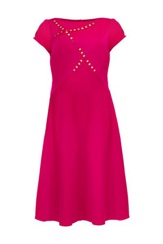 Delia Button Detail Dress Purple - Damsel in a Dress - Modalova
