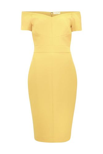 Angalina Off Shoulder Dress Mustard - Damsel in a Dress - Modalova