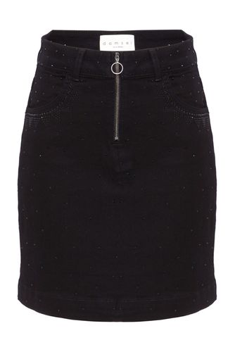 Lainey Stud Detail Denim Skirt Black - Damsel in a Dress - Modalova
