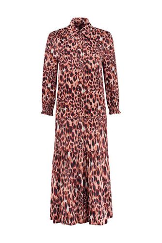Sara Maxi Printed Dress Apricot Panther - Fifth House - Modalova